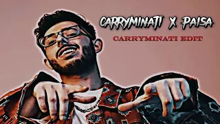 carryminati x paisa Edit 🔥 | carryminati Edit | carryminati 4k Edit |