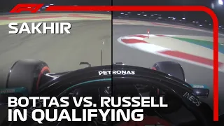 Valtteri Bottas and George Russell's Mini Sectors Compared | 2020 Sakhir Grand Prix