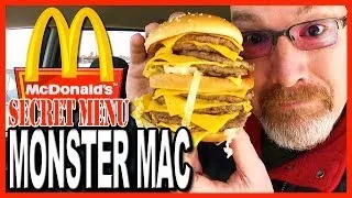 McDonald's ★Secret Menu Item★ MONSTER MAC Challenge | KBDProductionsTV