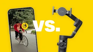 DJI Osmo Mobile 6 VS iPhone 14 Pro Action Mode