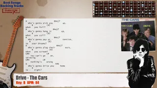 🎸 Drive - The Cars Guitar Backing Track with chords and lyrics