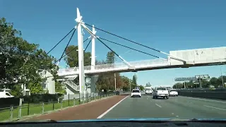 Fun Drive on Perth’s Major Highways With Views of the Skyline (Perth, Australia)