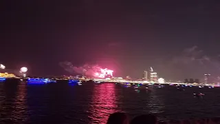 Jumeirah Beach Residence | The Palm Jumeirah | panoramic views | New Year 2022 | New Year Fireworks.