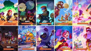 Loading Screen Evolution ( 2017-2022 ) in Brawl Stars #candyland