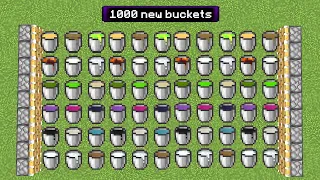 all new buckets x1000 combined?