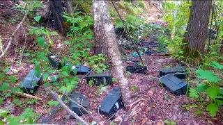 Raid on landfills for non-ferrous metal. A bunch of brass, copper wires and the rest.