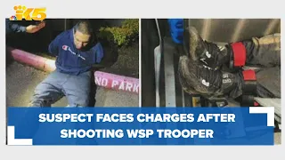 Man suspected of shooting Washington State Patrol trooper multiple times charged