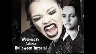 Quick & Easy Halloween Makeup: Wednesday Adams Tutorial