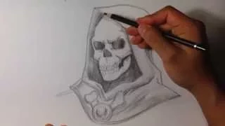 How to Draw Skeletor from He-Man - Skull Drawings