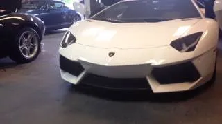 Lamborghini Aventador motorized front plate kit AVI Boston