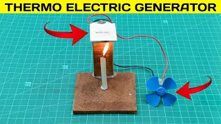 How to make thermoelectric generator at home | how to create your own electricity