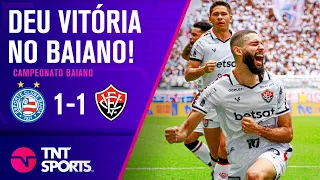 VITÓRIA SEGURA O EMPATE E É CAMPEÃO BAIANO APÓS SEIS ANOS! BAHIA 1 X 1 VITÓRIA