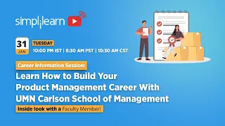 🔥Learn To Build Your Product Management Career With UMN Carlson School of Management | Simplilearn