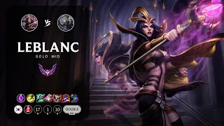 LeBlanc Mid vs Diana - KR Master Patch 14.7