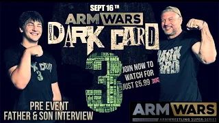 DEVON LARRATT & AUDEN LARRATT ARM WARS ‘DARK CARD 3’ PRE-EVENT INTERVIEW EXTENDED VERSION