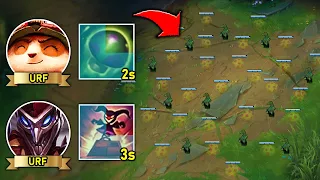 WE PLAYED THE FAMOUS TRAP COMP IN URF! (PLACE 30 TRAPS PER MINUTE)