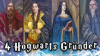 Geschichte von Hogwarts & Alle 4 Gründer (Gryffindor, Hufflepuff, Ravenclaw, Slytherin)