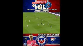 Todos las Atajadas y Despejes de Christiane Endler en la Champions League Femenina 2021/22