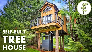 Stunning Ultra Tiny Tree House with Modern Interior Design - FULL CABIN TOUR