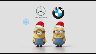 Mercedes vs Bmw winter drift