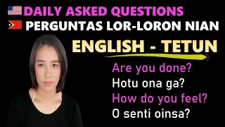 Daily Asked Questions| English - Tetun