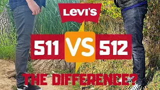 Levis 511 Jeans VS 512 Leg Opening Difference REVIEW! - Slim Fit VS Slim Taper Jeans for Men (2020)