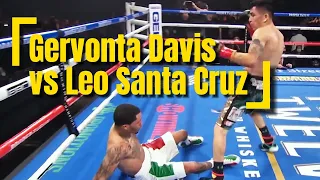 Gervonta Davis vs Leo Santa Cruz Fight Highlights KO #boxinghl