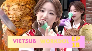 [VIETSUB] EP 18 SHUHUA makes Traditional Turkish ice-cream Maras Dondurma | WORKDOL | WORKMAN | 슈화