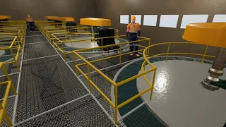 Virtual Reality (VR) for Mining Industry -   Flotation and the mineral processing in VR