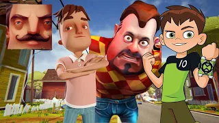 Hello Neighbor - New Neighbor Dark Riddle Aaron Ben 10 Black Panther Gameplay Walkthrough