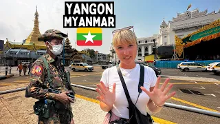 First Impressions of YANGON 🇲🇲 MYANMAR During a Civil War (EXTREME)