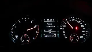 Volkswagen CC 2.0 TSI USA 0-100 acceleration
