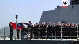 Taiwan Navy demonstrates first self-made stealth missile warship