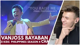 HONEST REACTION to Vanjoss Bayanan - the WINNER of The Voice - You Raise Me Up (GRAND FINALS)