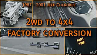 Jeep Cherokee: 2wd to 4x4 Swap: Everything You Need to Know to Install Factory 4wd [‘87-’01 XJ]