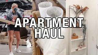 APARTMENT HAUL: going to HomeGoods and IKEA + building new furniture
