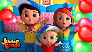 Песня с воздушным шаром | Mузыка для малышей | Junior Squad Russia | развивающий мультфильм