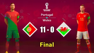 FIFA 23 - PORTUGAL 11 - 0 WALES - FIFA World Cup Final - Ronaldo vs. Bale - PS5™ [4K]