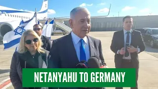 Airport disruptions ahead of Netanyahu trip to Germany