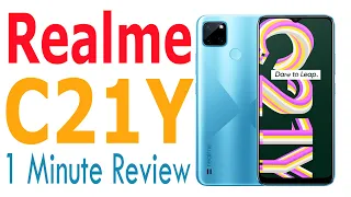 Realme C21Y Review | 1 Minute Review | Mobile Canvas