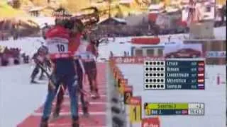 15.12.2013 Biathlon Le Grand-BornandPursuit/Verfolgung Herren Winner Johannes Thingnes Bø (full)