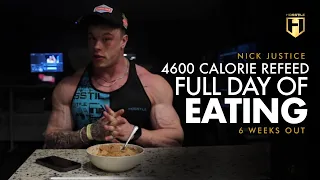 4600 Calorie Refeed Day with NPC Competitor Nick Justice | 6 Weeks Out | HOSSTILE