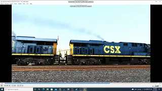 TS2022 CSX ES44AC Q-305 With a Great K5LA