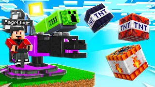 How to Craft MOBS into TNT CANNONS!