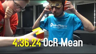 OcR - 4:36.24 5BLD Mean of 3