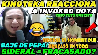 😂KINGTEKA REACCIONA A "LA HISTORIA DE UN FRACASADO"😂FULL BAJE DE PEPA! DOTA 2