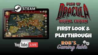 Fury of Dracula Digital Edition First Look & Playthrough