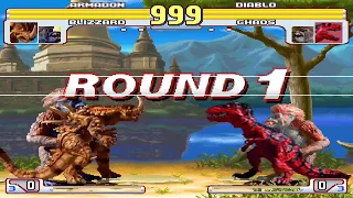 NICK54222 MUGEN: Armadon and Blizzard VS Diablo and Chaos