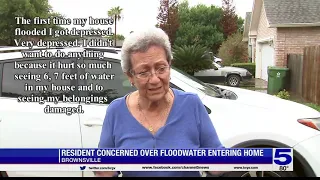 ‘There's nothing I can do:’ Brownsville resident bracing for flood waters to enter her home