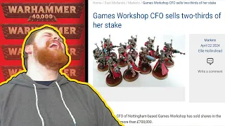 Games Workshop CFO SELLS HER SHARES and RESIGNS!!!